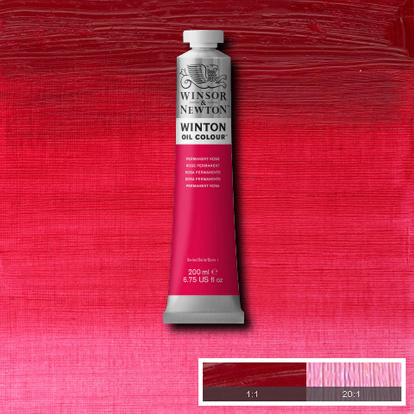 Winton Oil Colour Permanent Rose 200ml