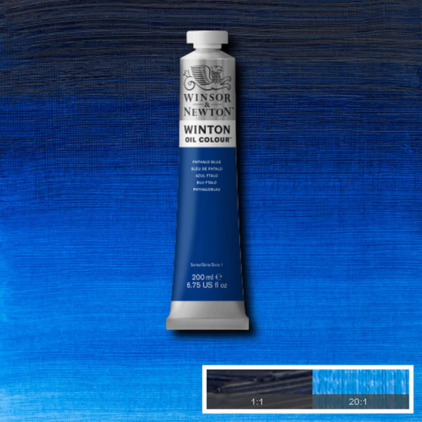 Winton Oil Colour Phthalo Blue 200ml