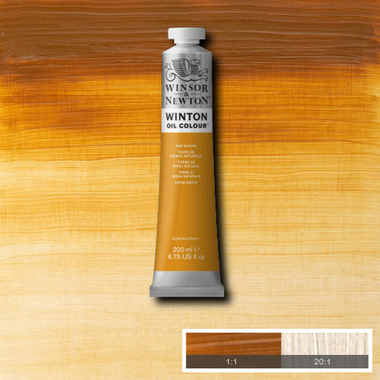 Winton Oil Colour Raw Sienna 200ml