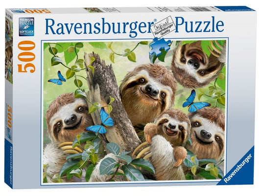 Sloth Selfie 500 Piece Jigsaw Puzzle