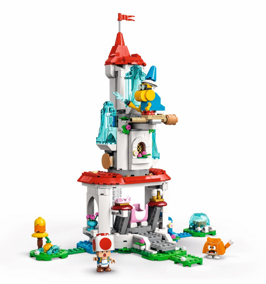 Lego Cat Peach Suit and Frozen Tower Expansion Set