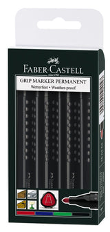 Perm. Round Tip Markers Pk.4
