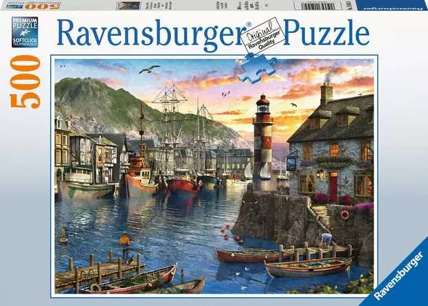 Sunrise at the Port, 500pc