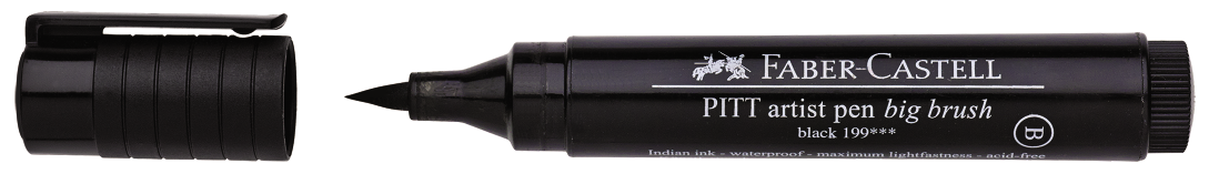 Pitt Artist Brush Pen Single Black