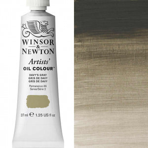 Winsor and Newton 37ml Davy's Grey - Artists' Oil