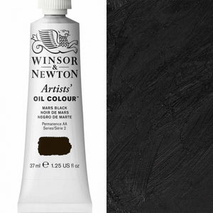 Winsor and Newton 37ml Mars Black - Artists' Oil