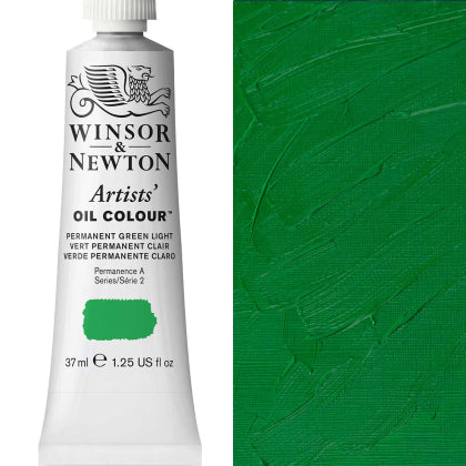 Winsor and Newton 37ml Permanent Green Light - Artists' Oil