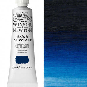 Winsor and Newton 37ml Prussian Blue - Artists' Oil