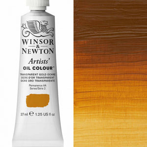 Winsor and Newton 37ml Transparent Gold Ochre - Artists' Oil