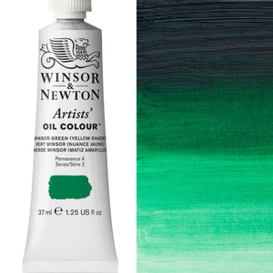 Winsor and Newton 37ml Winsor Green Yellow Shade - Artists' Oil