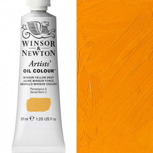 Winsor and Newton 37ml Winsor Yellow Deep - Artists' Oil