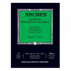 Arches Gummed Pad - 140lb/300gsm 9