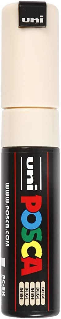 Posca PC-8K Broad Chisel Tip Paint Marker Beige