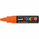 uni Posca PC-8K Broad Chisel Tip Paint Marker Orange