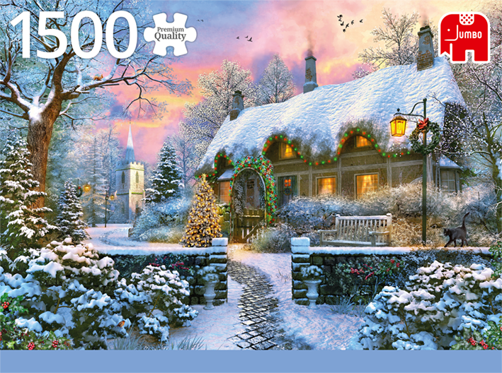1500pc Whitesmiths Cottage in Winter