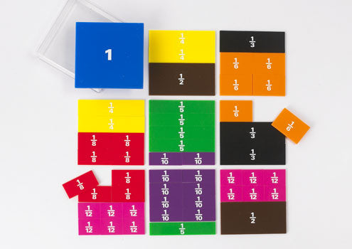 Fraction Squares -  Printed (51Pce)