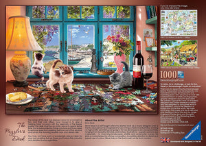 The Puzzlers Desk 1000 Piece Jigsaw Puzzle