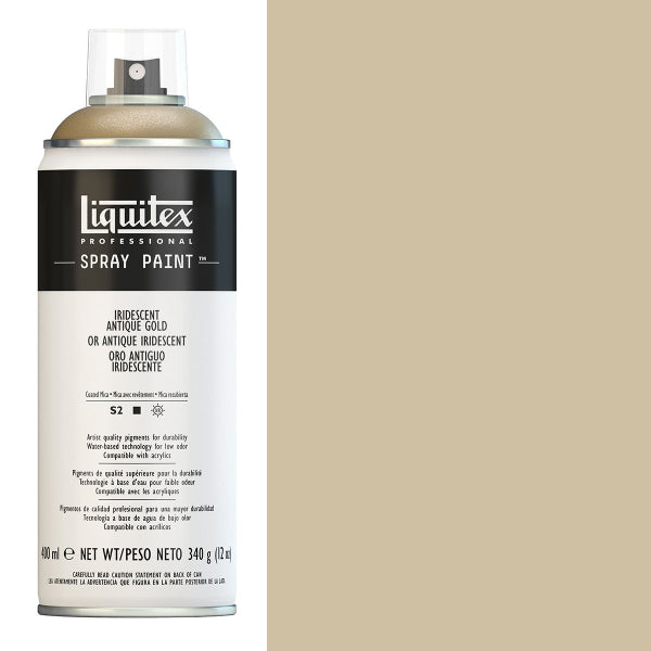 Liquitex Spray Paint - Iridescent Antique Gold