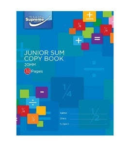 Supreme Maths Copies 20mm Pk.20