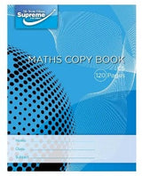 Supreme Stationery 120pg C5 Maths Copy Books (Pack of 10)