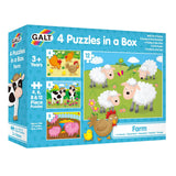 Galt 4 Puzzles in a Box - Farm