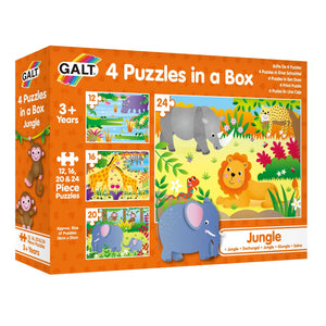 Galt 4 Puzzles in a Box - Jungle