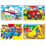 Galt 4 Puzzles in a Box - Vehicles