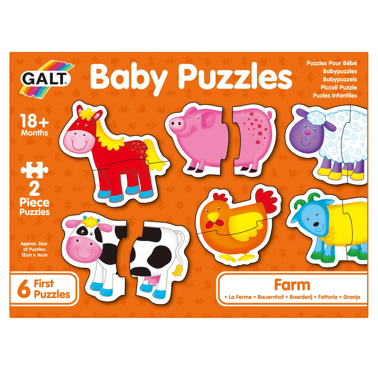 Galt Baby Puzzles - Farm