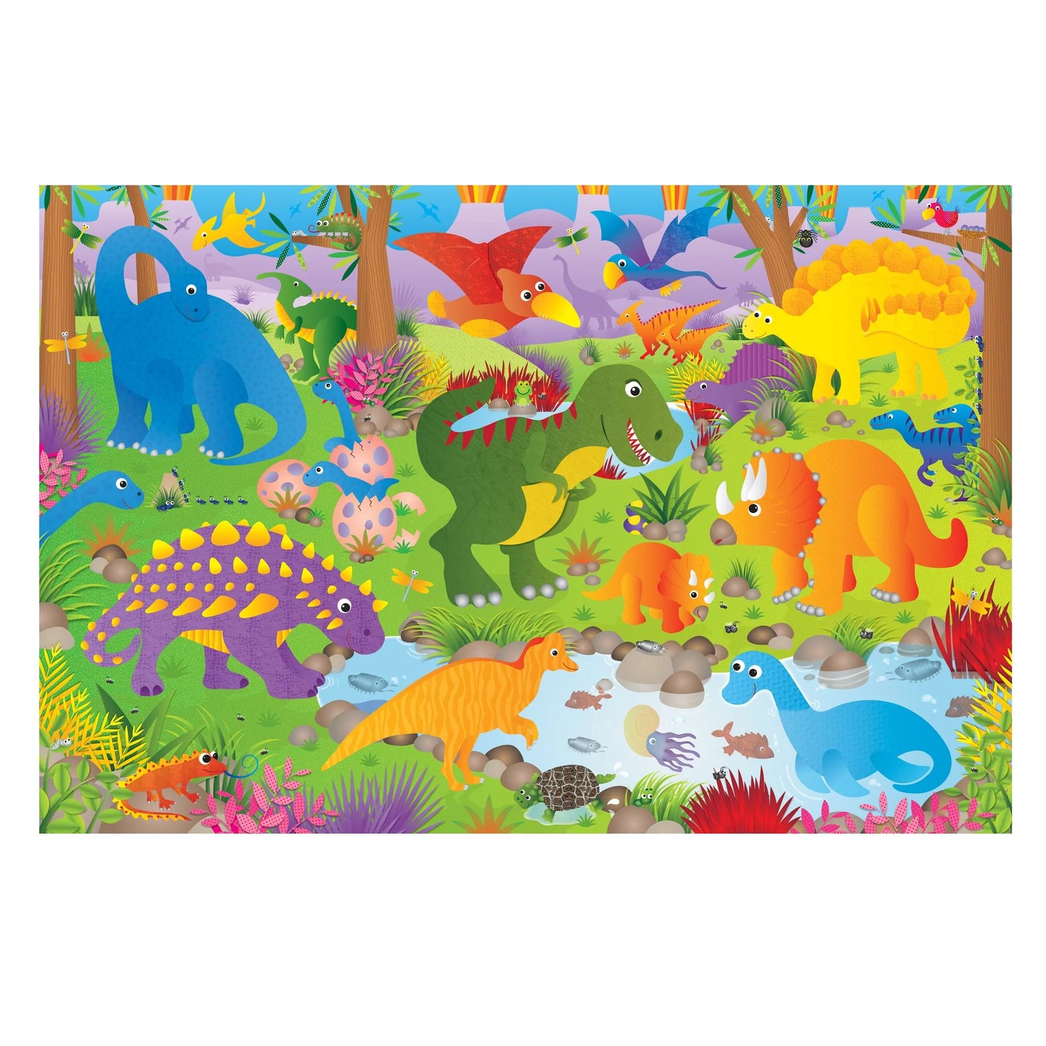 Galt Giant Floor Puzzle - Dinosaurs