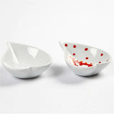 Porcelain Heart Shape Dish 8x2cm SINGLE