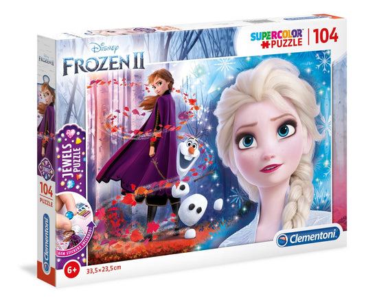 Jewels Frozen 2 - 104 Piece Jigsaw Puzzle         