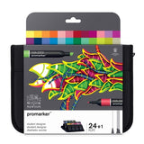 Winsor & Newton Promarker Wallet - 24 Student Designer Set