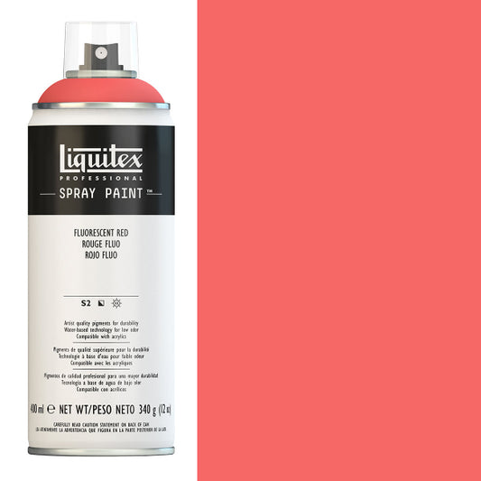Liquitex Spray Paint -Fluorescent Red