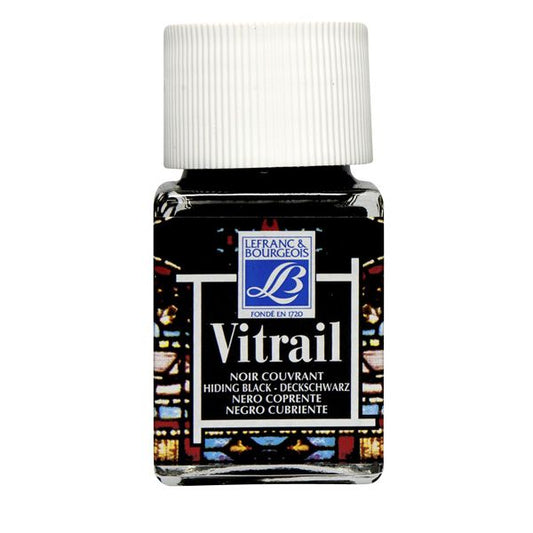 Vitrail 50Ml Hiding Black Glass Paint
