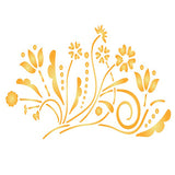 L&B STICKY STENCIL 15 X 30CM - FLORAL