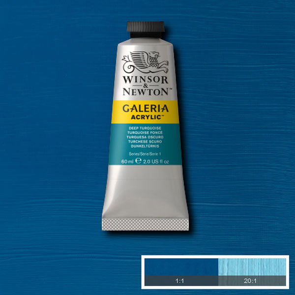 Galeria Acrylic Deep Turquoise 60ml
