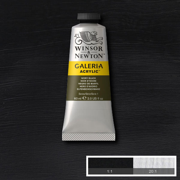 Galeria Acrylic Ivory Black 60ml