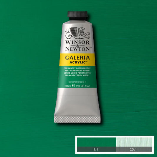 Galeria Acrylic Permanent Green Middle 60ml