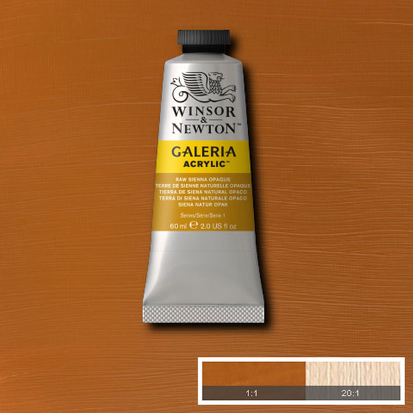 Galeria Acrylic Raw Sienna Opaque 60ml