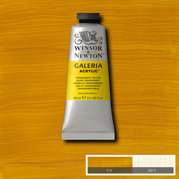 Galeria Acrylic Transparent Yellow 60ml