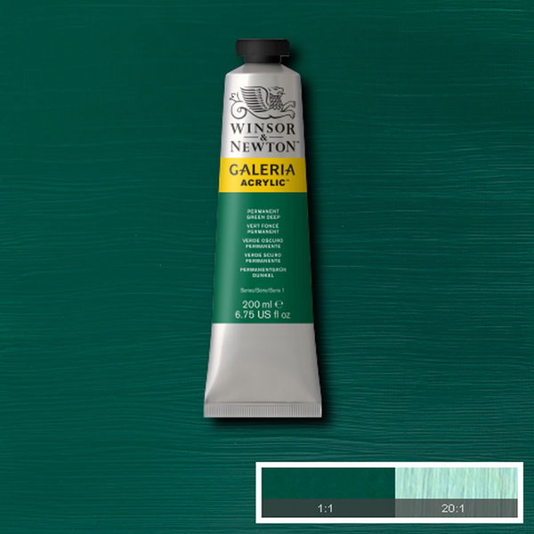 Galeria Acrylic Permanent Green Deep 200ml
