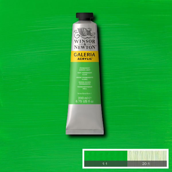 Galeria Acrylic Permanent Green Light 200ml