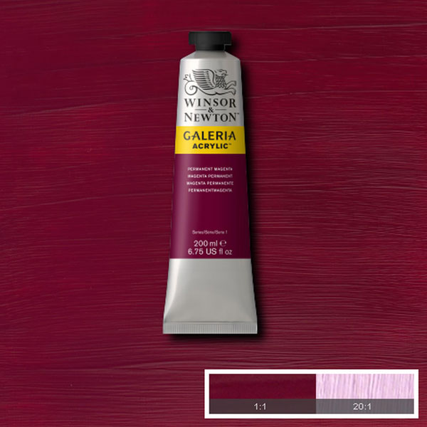 Galeria Acrylic Permanent Magenta 200ml