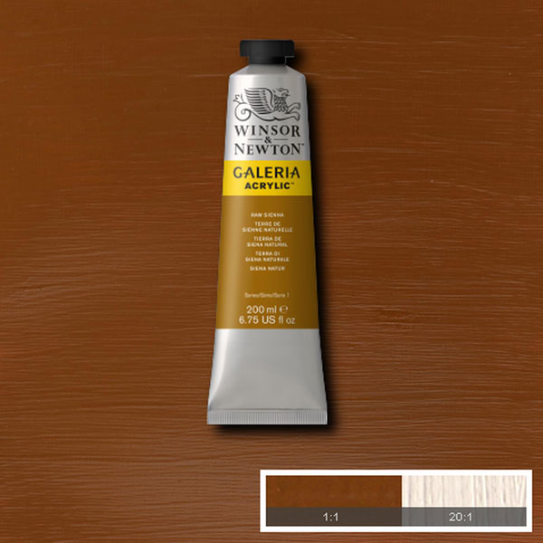Galeria Acrylic Raw Sienna 200ml