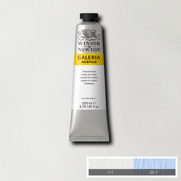Galeria Acrylic Titanium White 200ml