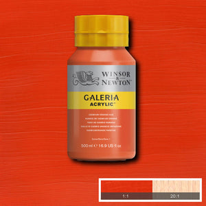 Galeria Acrylic Cadmium Orange Hue 500ml