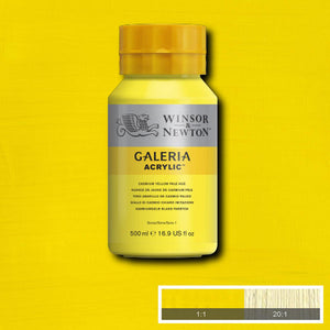 Galeria Acrylic Cadmium Yellow Pale Hue 500ml