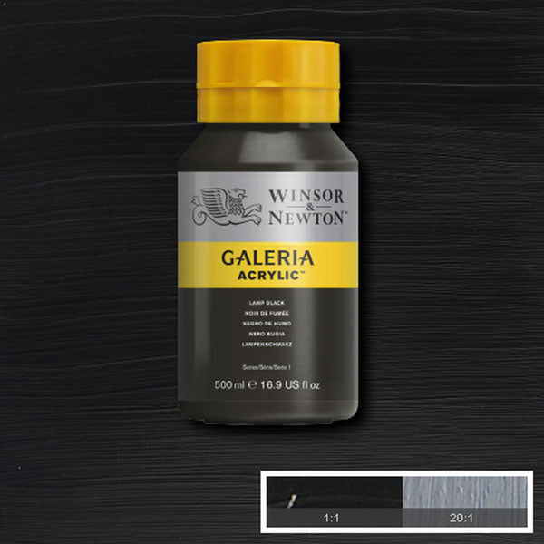 Galeria Acrylic Lamp Black 500ml