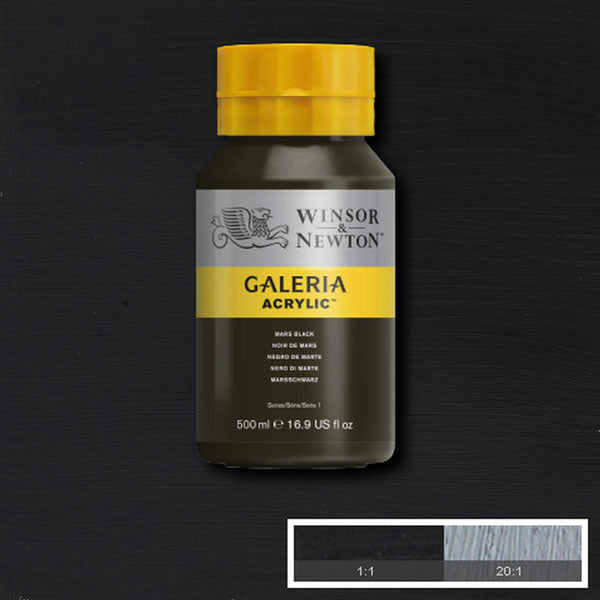 Galeria Acrylic Mars Black 500ml