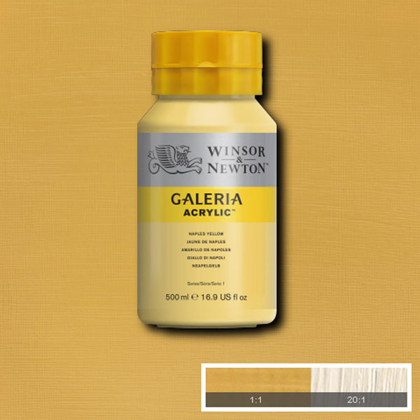 Galeria Acrylic Naples Yellow 500ml